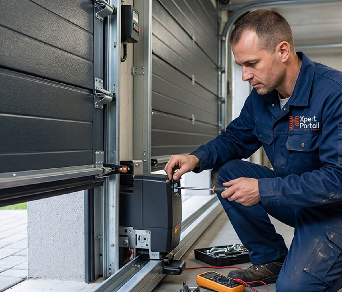 dépannage porte de garage sectionnelle – Service professionnel - Xpert Portail